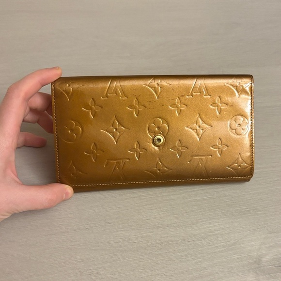 Louis Vuitton Handbags - Louis Vuitton Metallic‎ Gold Monogram Wallet
